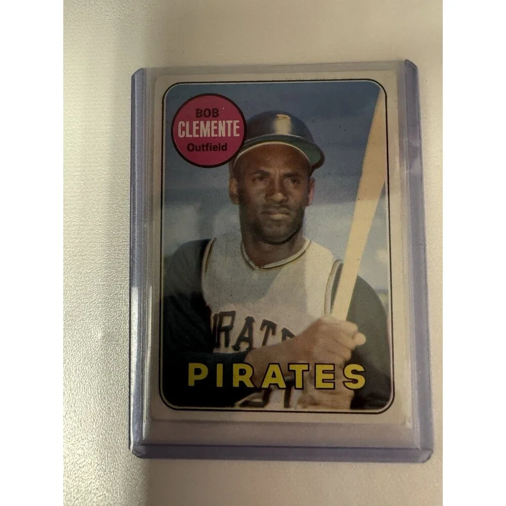 69 Topps Vintage Roberto Clemente #50 Bob on Card Very Clean Mild Corner Fray
